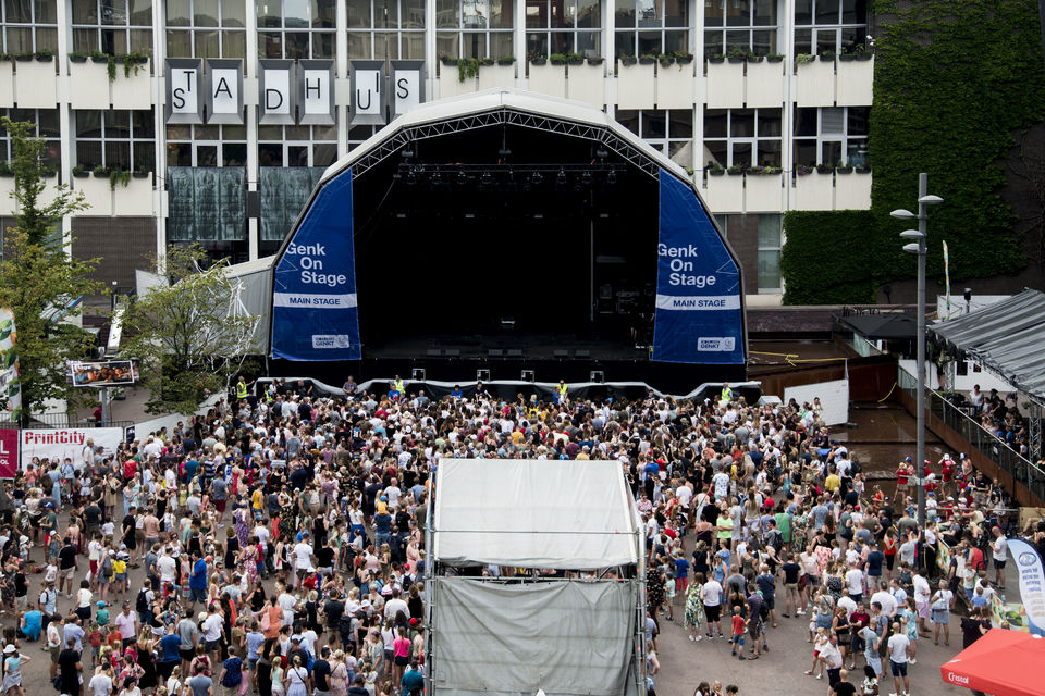 Het beste uitzicht op Genk On Stage!