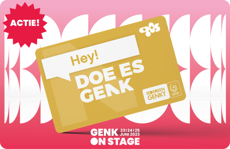 CASHLESS FESTIVAL Genk on stage